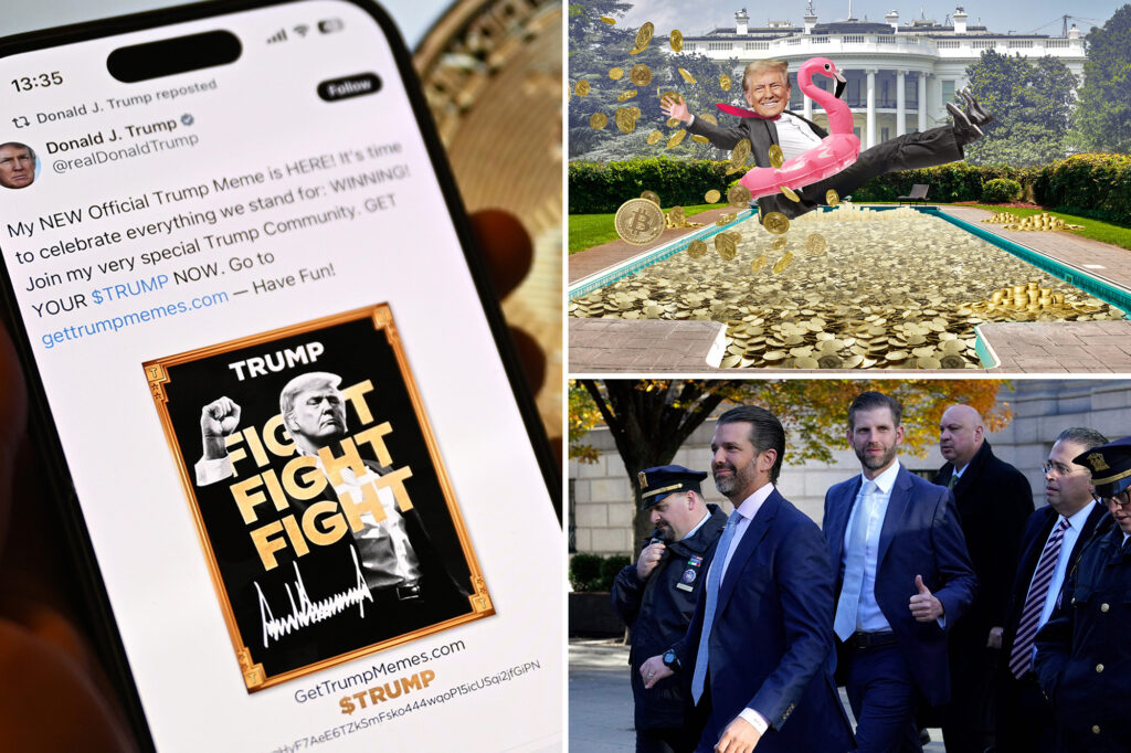 As Trump's Crypt Offers threatened a "Hunter Biden" style scandal in the White House