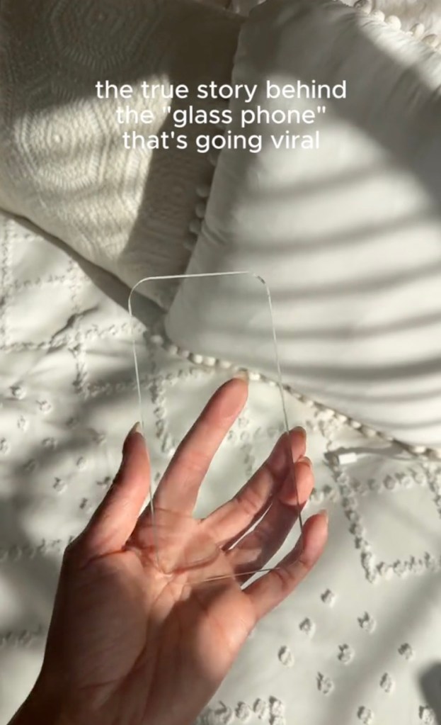 Internet is bewildered by the transparent telephone of the woman, and the explanation is even more wild