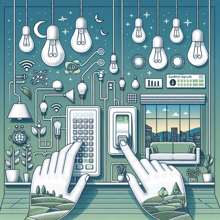 save electricity with smart lighting